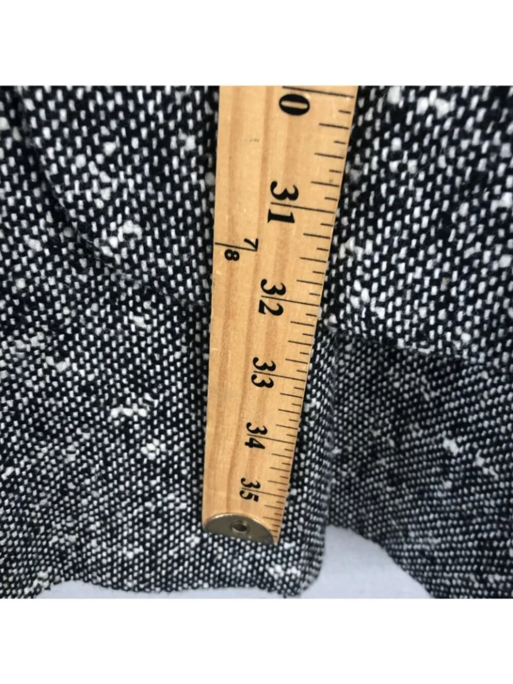 Old Money Dress Womens 11 Gray Tweed Paisley Long Sleeve Coat Set 70s Statement